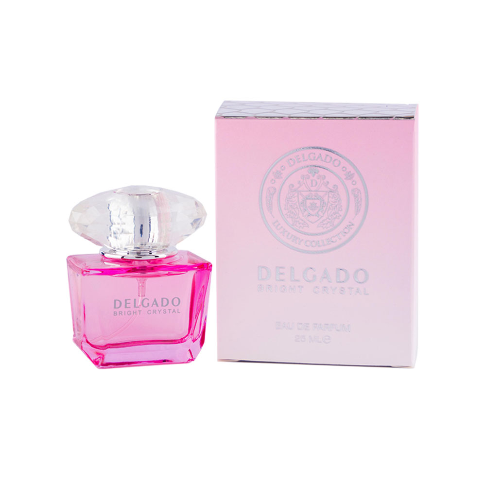 عطر جیبی زنانه دلگادو مدل ورساچه برایت کریستال 25 میل